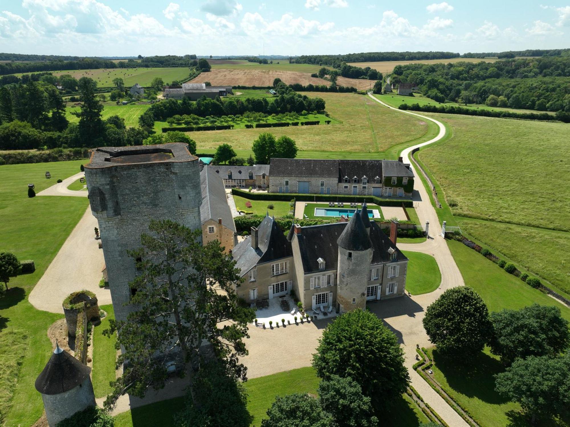 Chateau De Mazieres Tendu Exterior foto