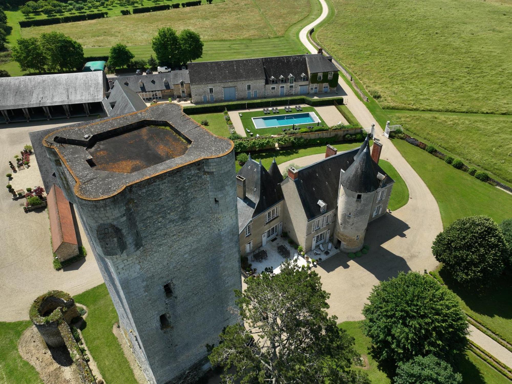 Chateau De Mazieres Tendu Exterior foto