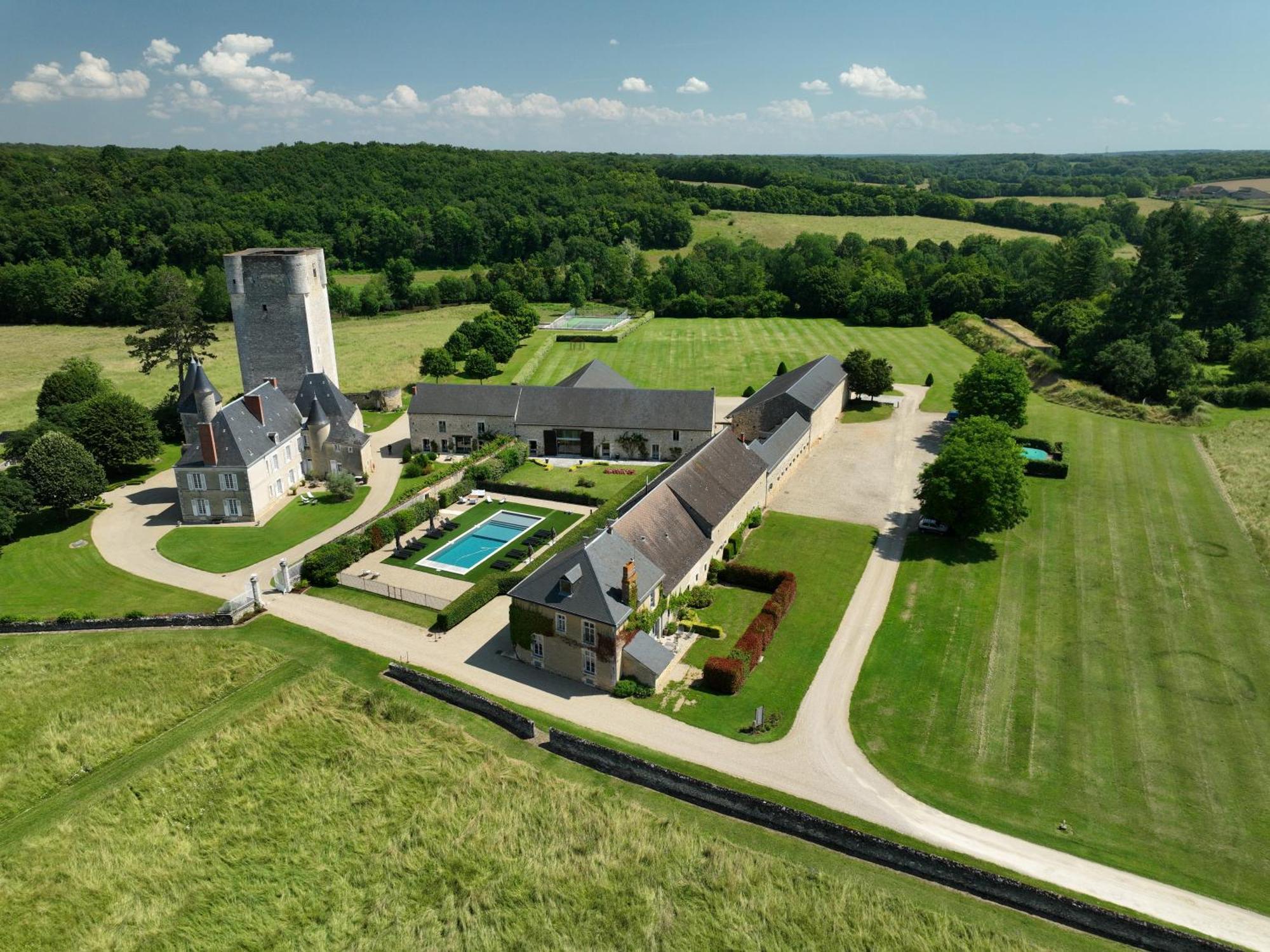 Chateau De Mazieres Tendu Exterior foto